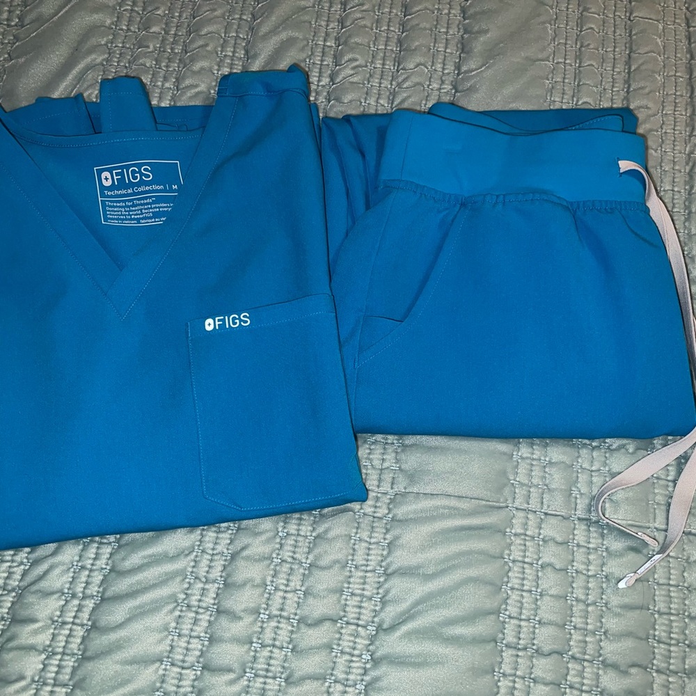 Figs Vibrant Blue Medical Scrubs